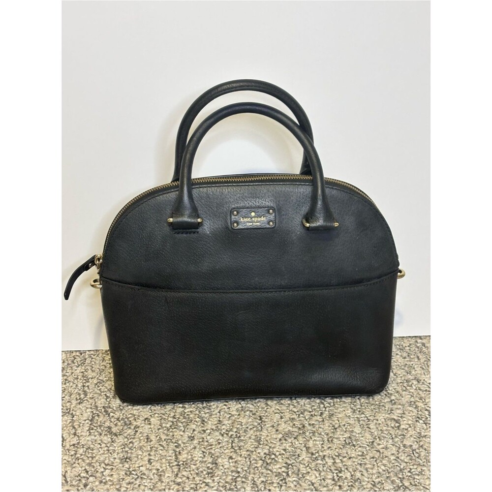kate spade Black Carli Grove Street Satchel